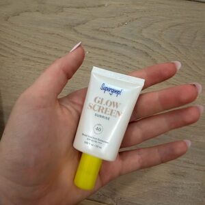 Supergoop! Glow Screen Sunrise SPF 40 - White & Yellow Tube